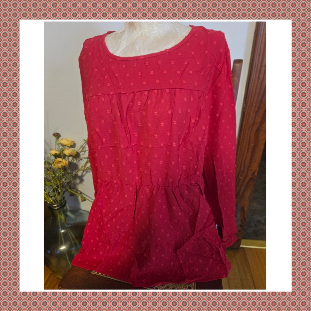 Nwt Pretty Blouse Size Lg